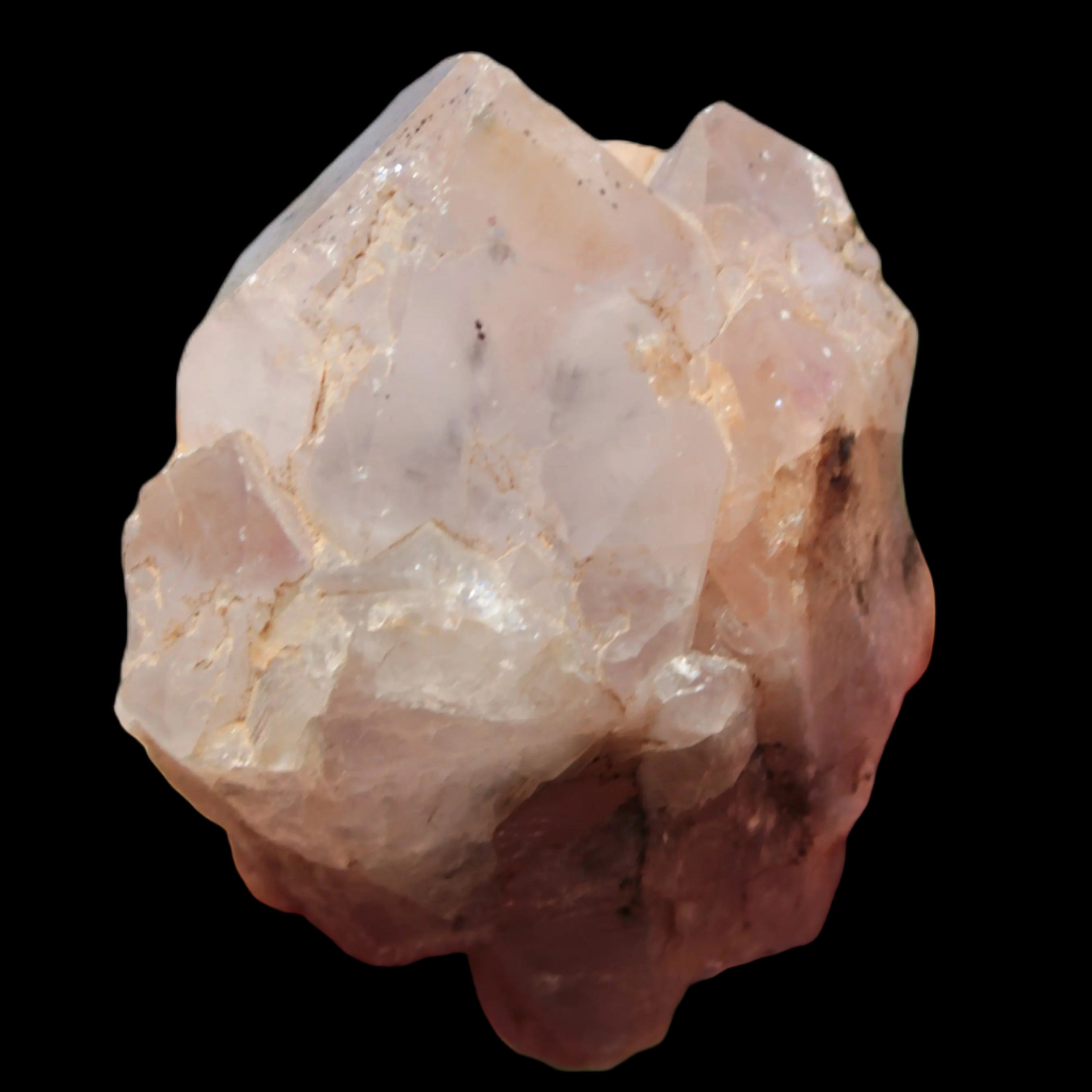 White silver mountain Quartz crystal point 53g in sunlight - Rocks and Things   Store