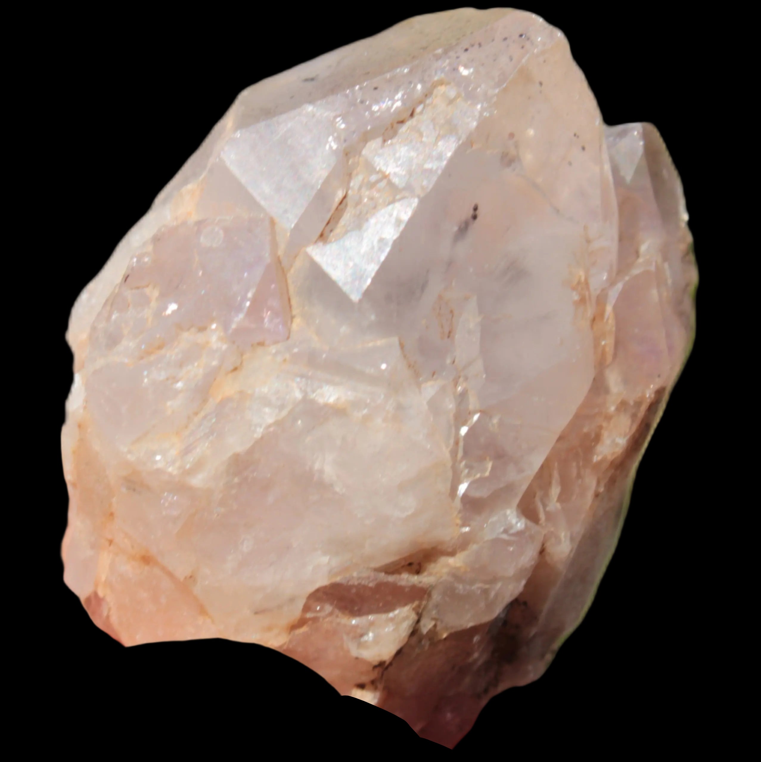 White silver mountain Quartz crystal point 53g in sunlight - Rocks and Things   Store