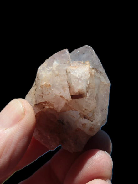 White silver mountain Quartz crystal point 53g Rocks and Things