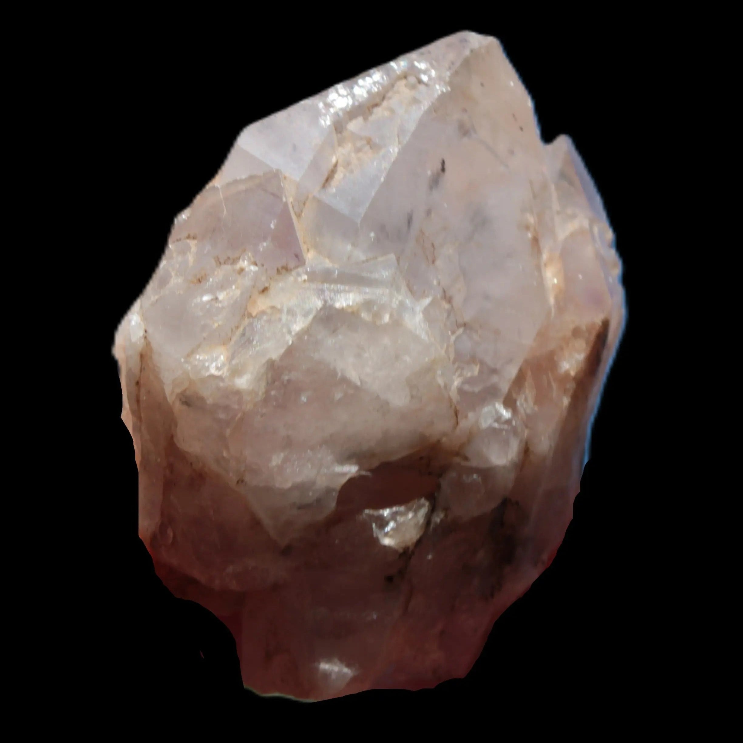 White silver mountain Quartz crystal point 53g Rocks and Things