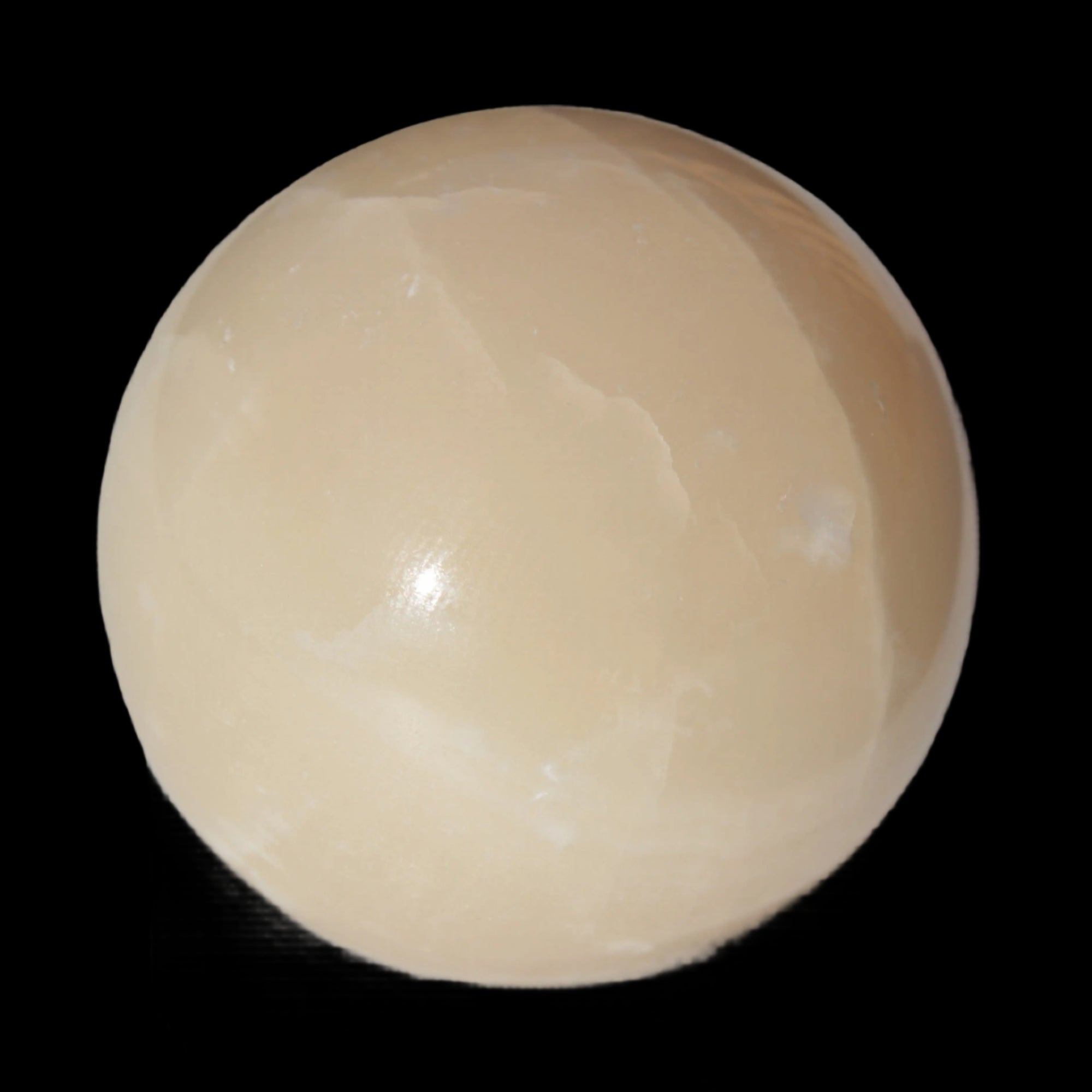 Yellow Calcite sphere 50mm 163g Rocks and Things Store