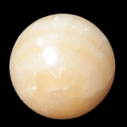 Yellow Calcite sphere from Iceland 54mm 210g Rocks and Things Store
