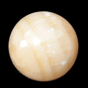 Yellow Calcite sphere from Iceland 54mm 210g Rocks and Things Store