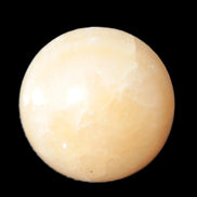 Yellow Calcite sphere from Iceland 54mm 210g Rocks and Things Store