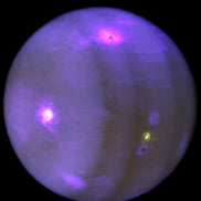 Yellow Calcite sphere from Iceland 54mm 210g Rocks and Things Store