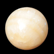 Yellow Calcite sphere from Iceland 54mm 210g Rocks and Things Store