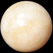 Yellow Calcite sphere from Iceland 54mm 210g Rocks and Things Store