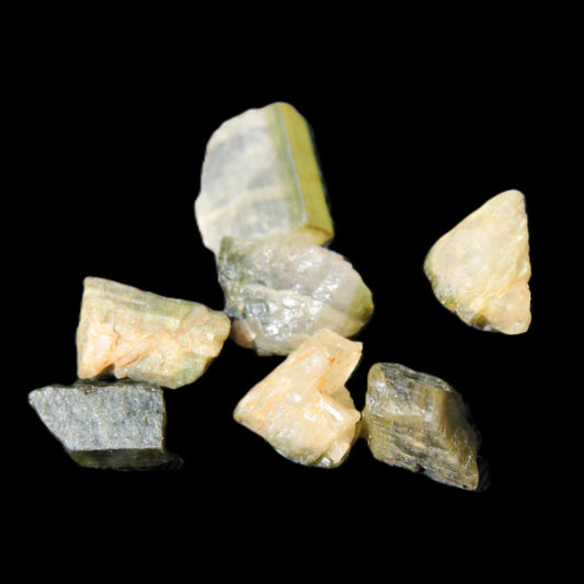 Yellow-Green Tourmaline crystals 8g Rocks and Things Store