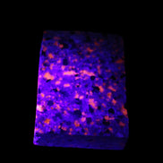 Yooperlite Lake Superior Sodalite 121g in UV light - Rocks and Things Store