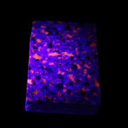 Yooperlite Lake Superior Sodalite 121g in UV light - Rocks and Things Store