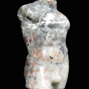 Yooperlite hand-carved male torso 39*57mm 90g Rocks and Things