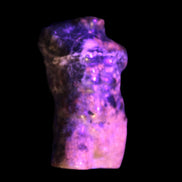 Yooperlite hand-carved male torso 39*57mm 90g Rocks and Things