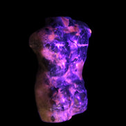 Yooperlite hand-carved male torso 39*57mm 90g Rocks and Things