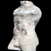 Yooperlite hand-carved male torso 39*57mm 90g Rocks and Things