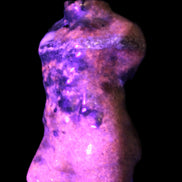 Yooperlite hand-carved male torso 39*57mm 90g Rocks and Things