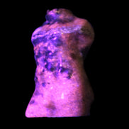 Yooperlite hand-carved male torso 39*57mm 90g Rocks and Things