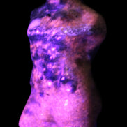 Yooperlite hand-carved male torso 39*57mm 90g Rocks and Things