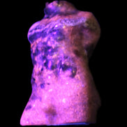 Yooperlite hand-carved male torso 39*57mm 90g Rocks and Things