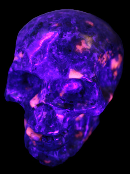 Yooperlite skull 367g Rocks and Things