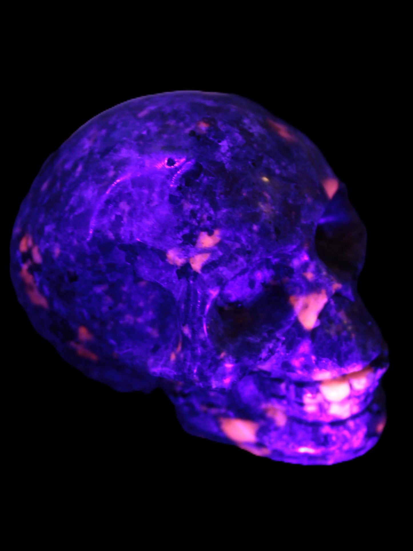 Yooperlite skull 367g Rocks and Things