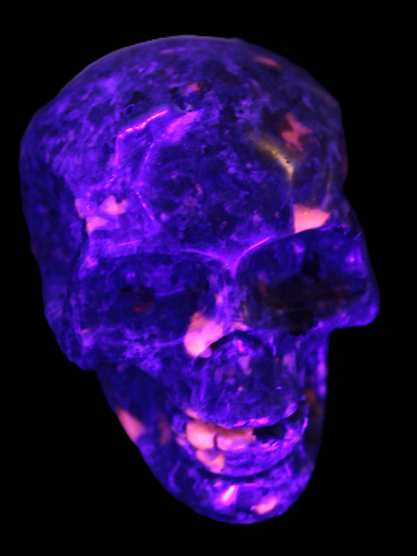 Yooperlite skull 367g Rocks and Things