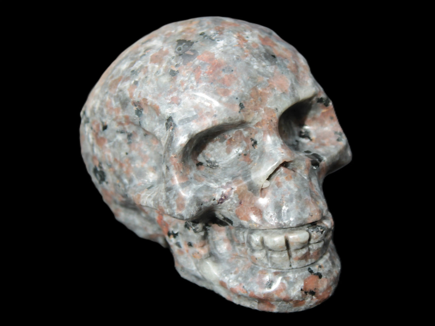 Yooperlite skull 367g Rocks and Things