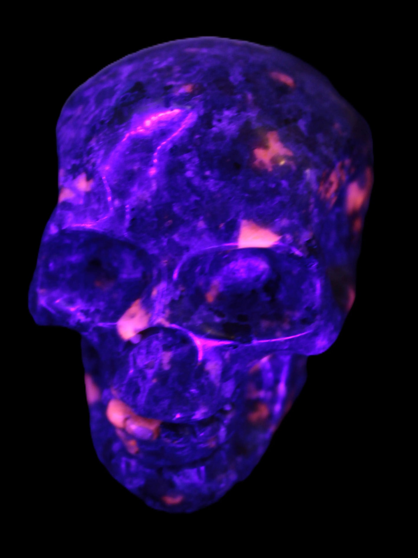 Yooperlite skull 367g Rocks and Things