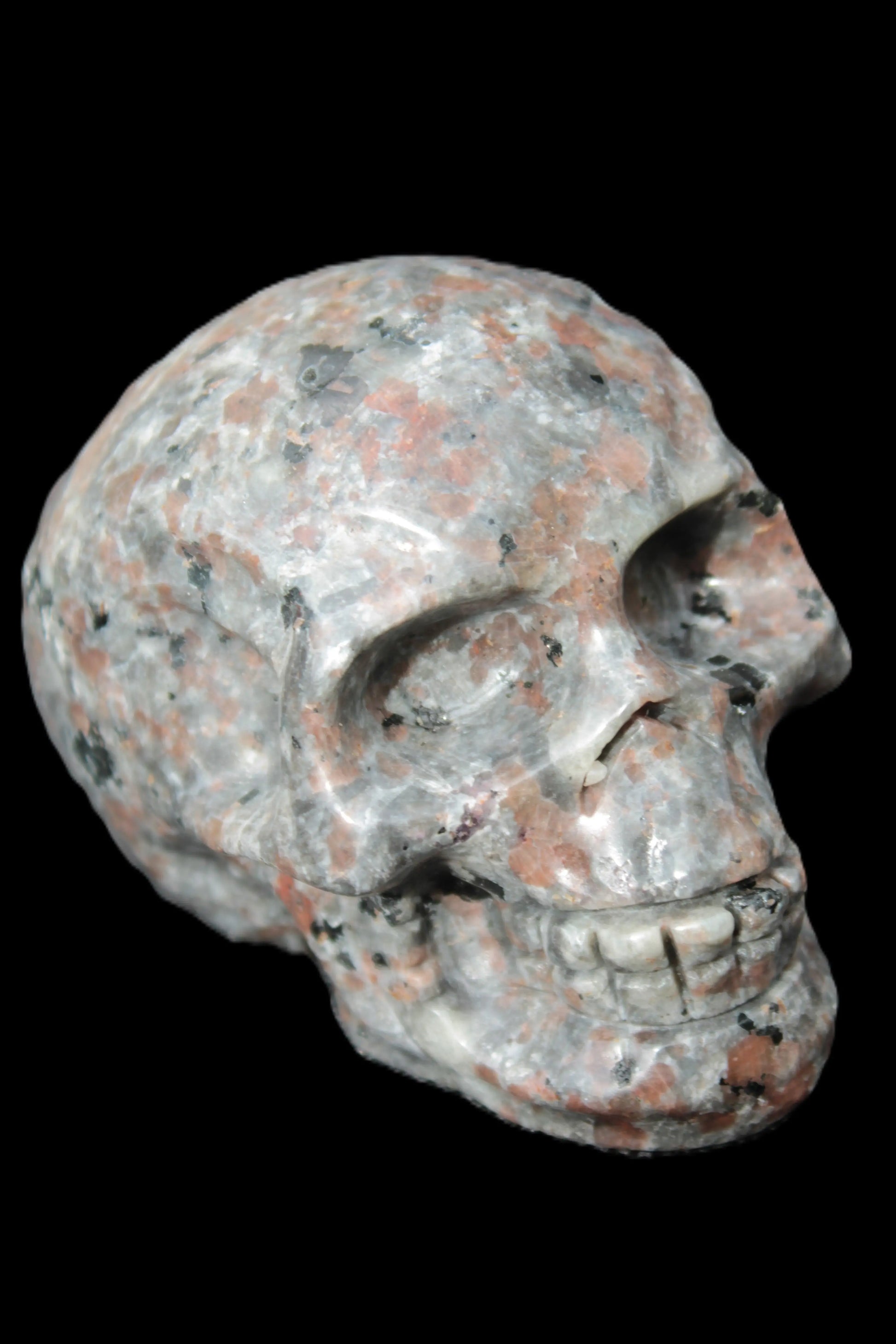 Yooperlite skull 367g Rocks and Things