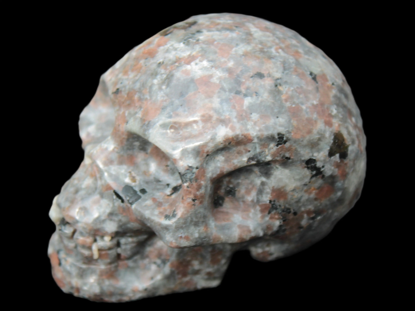 Yooperlite skull 367g Rocks and Things