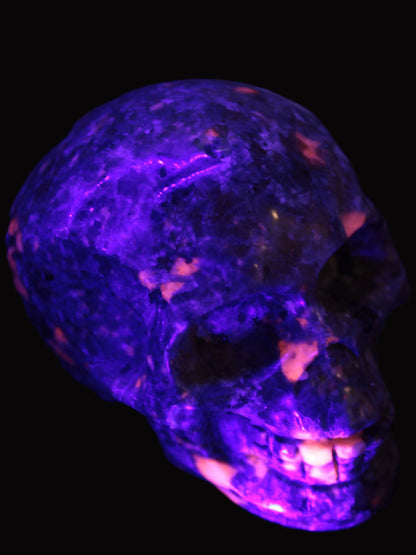 Yooperlite skull 367g Rocks and Things