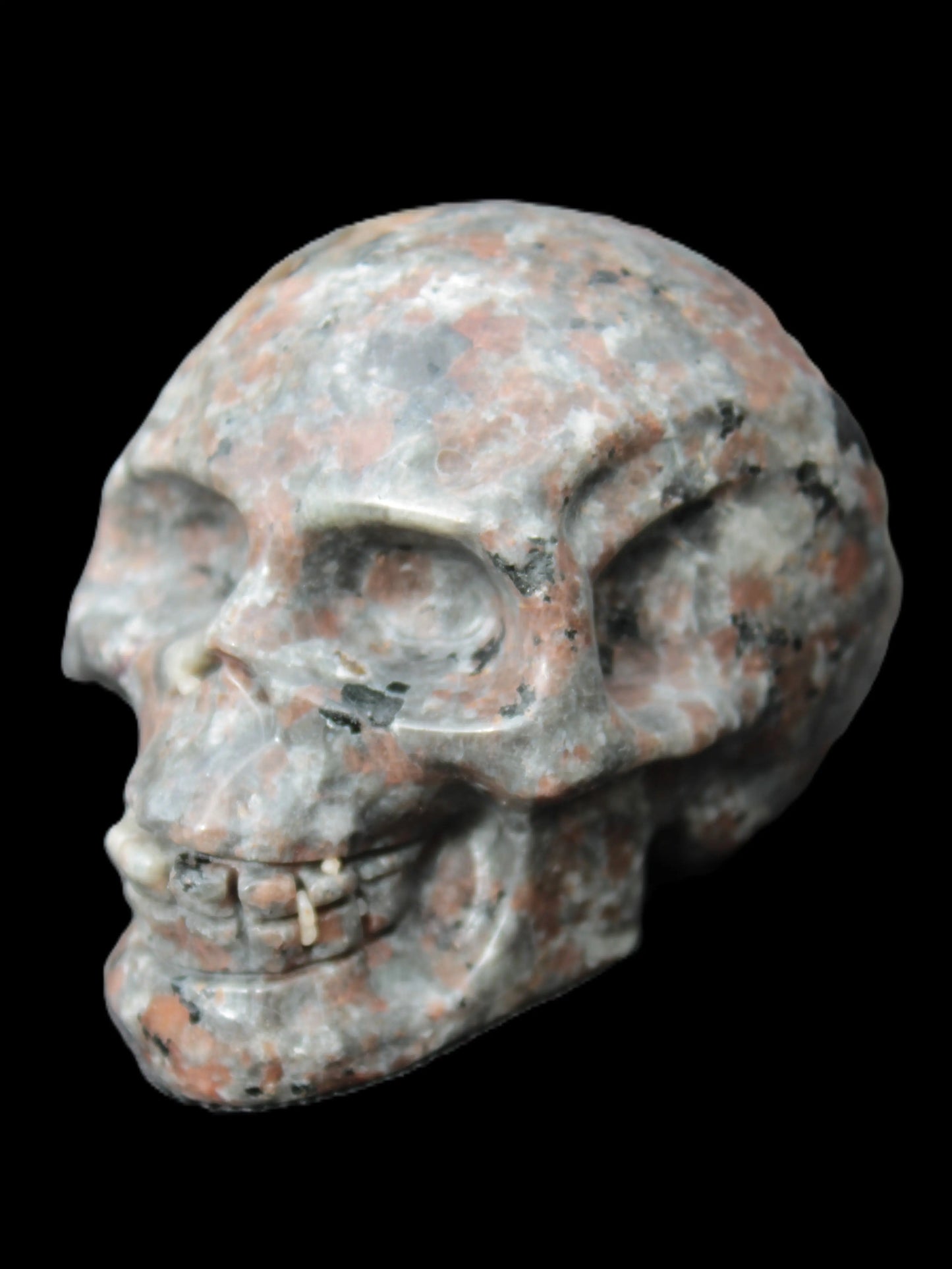 Yooperlite skull 367g Rocks and Things