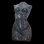 Yooperlite woman's torso goddess 54g in sunlight - Rocks and Things Store