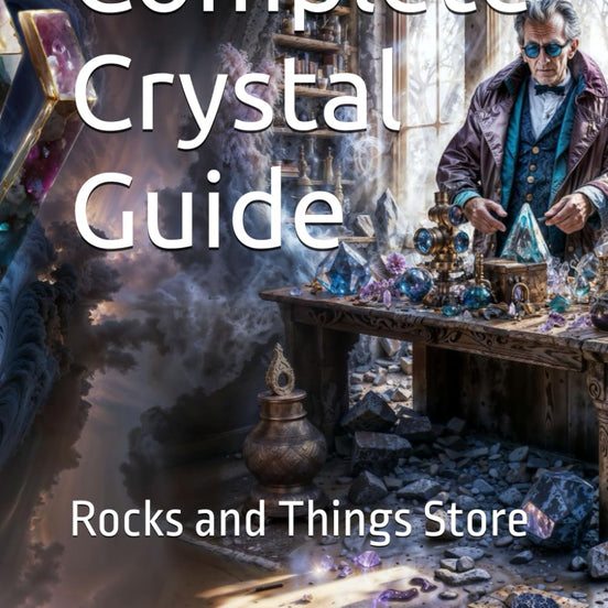Complete Crystal Guide - Rocks and Things Store in sunlight - Rocks and Things Store