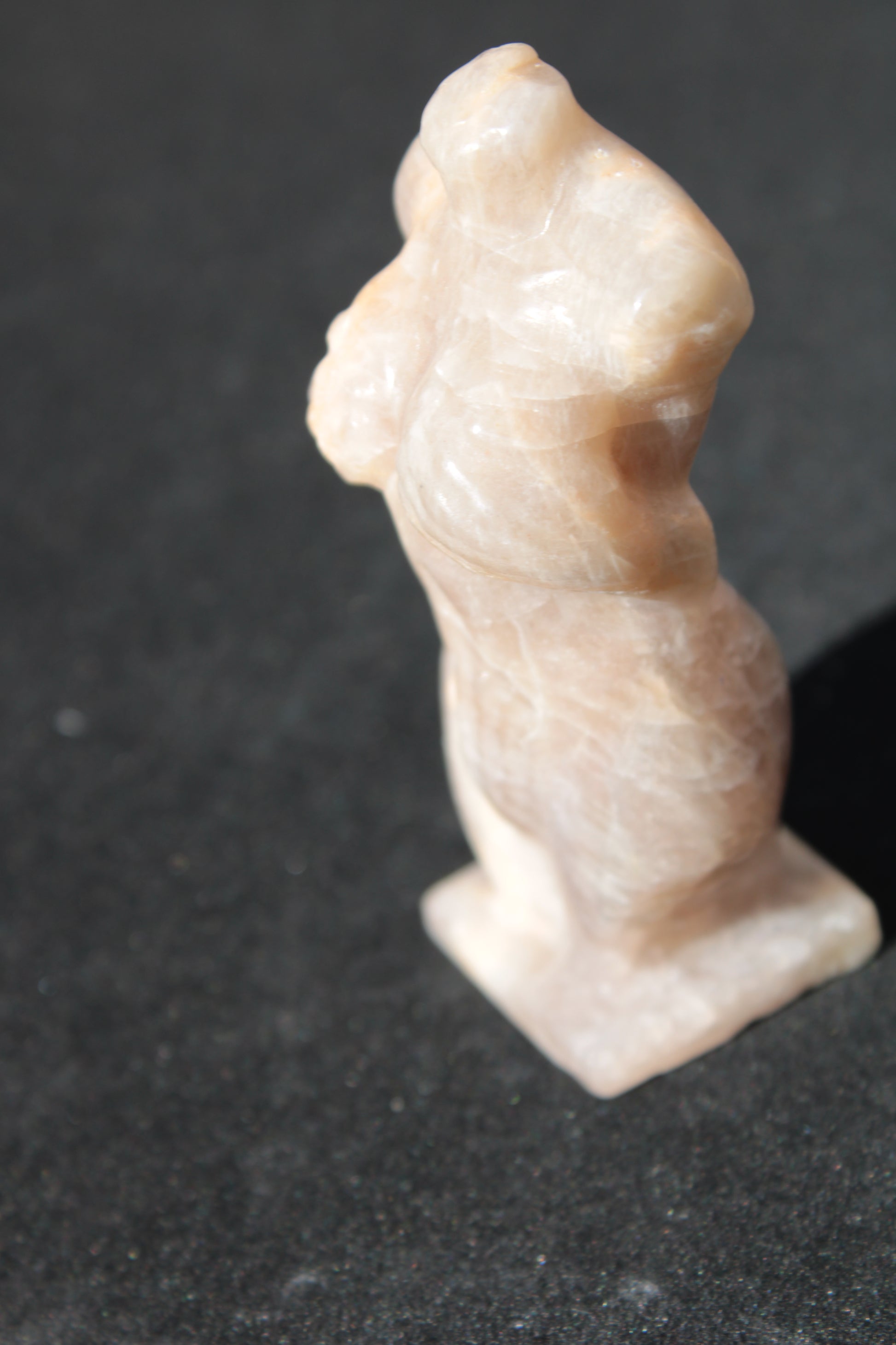 Moonstone hand-carved goddess 70mm 69g Rocks and Things