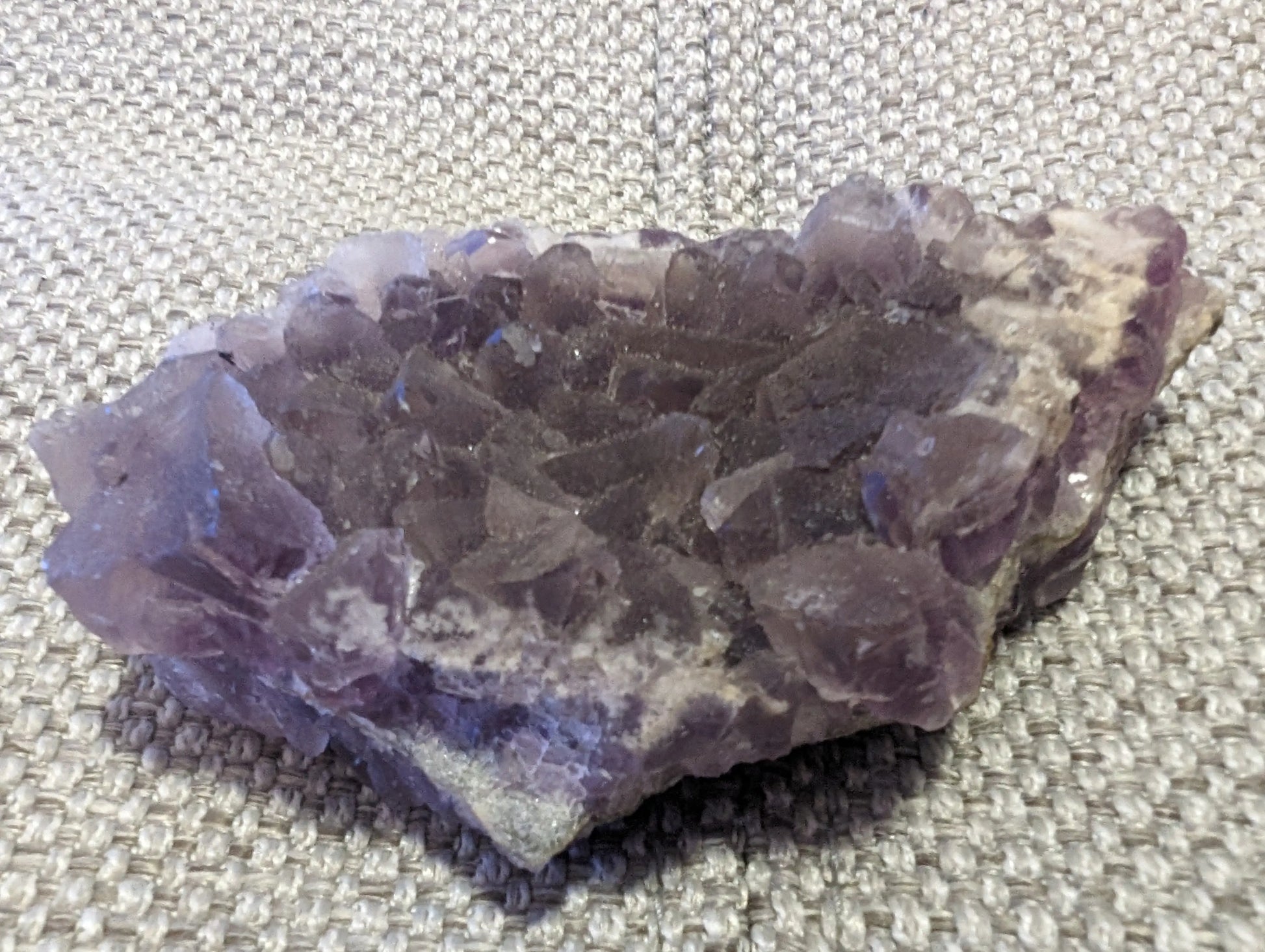 Purple/green Fluorite cluster 243g Rocks and Things