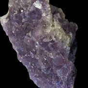 Purple/green Fluorite cluster 243g in LED and UV light - Rocks and Things Store