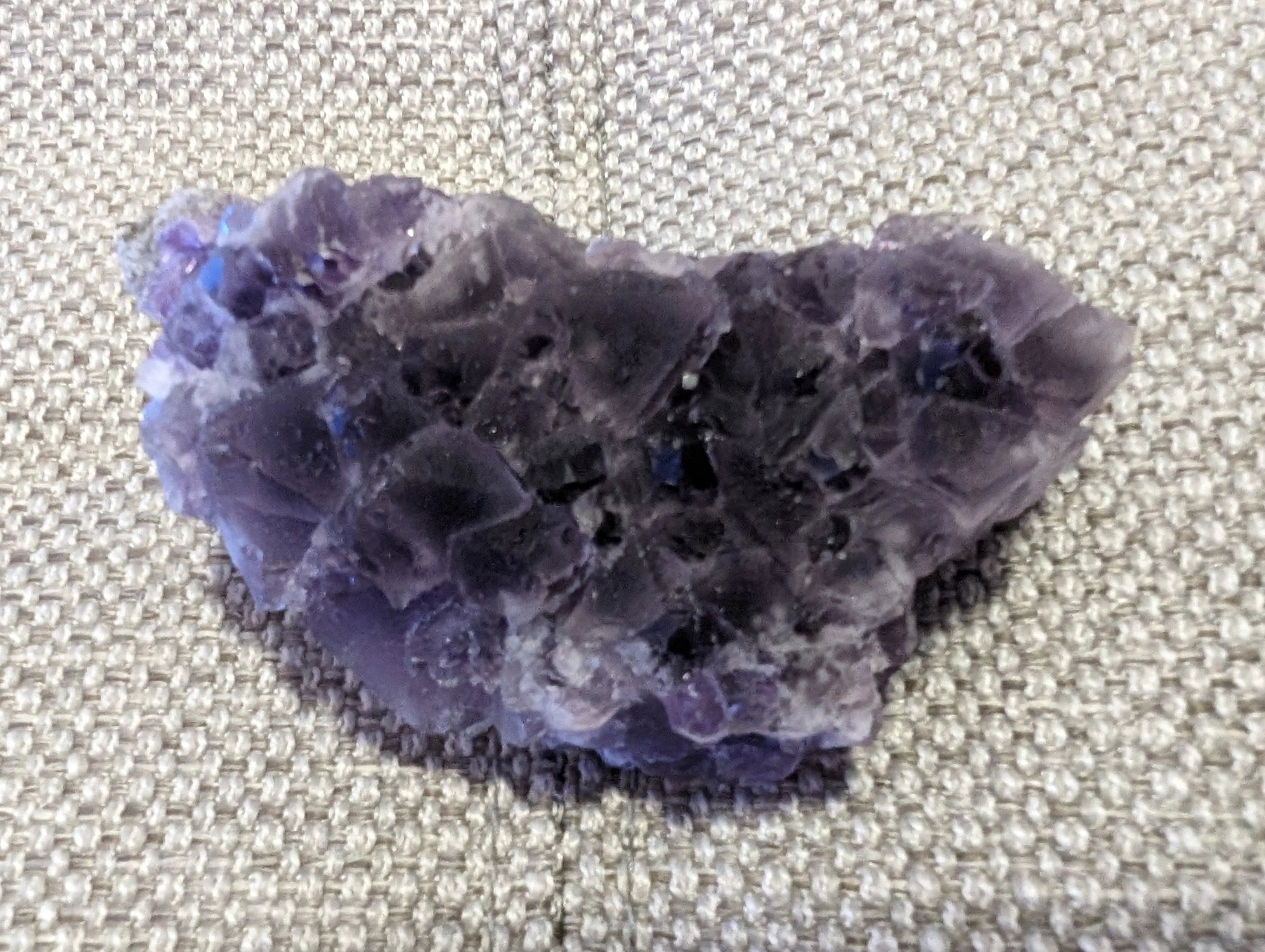 Purple/green Fluorite cluster 243g Rocks and Things