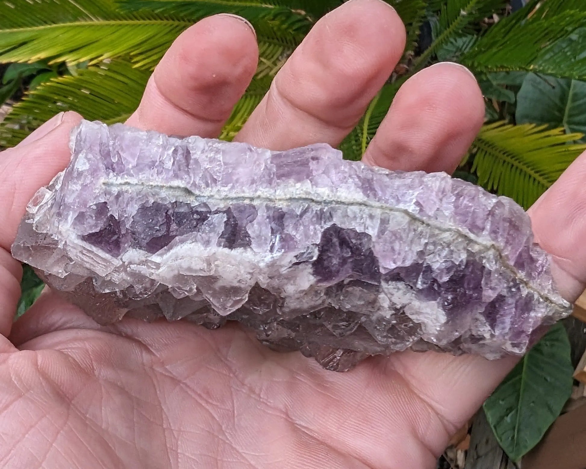 Purple/green Fluorite cluster 243g Rocks and Things