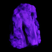 Blue Aragonite specimen 68*40*65mm 156.7g in UV light - Rocks and Things Store