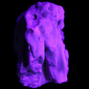 Blue Aragonite specimen 68*40*65mm 156.7g in UV light - Rocks and Things Store