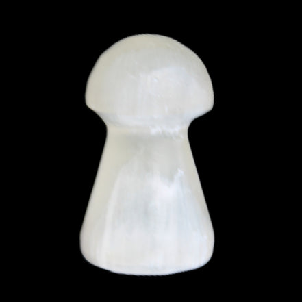 Clear Yellow Calcite mushroom 26-31mm 10-11g in sunlight - Rocks and Things Store