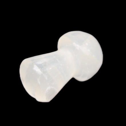 Clear Yellow Calcite mushroom 26-31mm 10-11g in sunlight - Rocks and Things Store