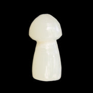 Clear Yellow Calcite mushroom 26-31mm 10-11g in sunlight - Rocks and Things Store