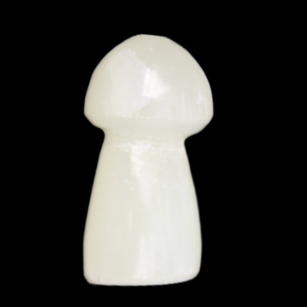 Clear Yellow Calcite mushroom 26-31mm 10-11g in sunlight - Rocks and Things Store