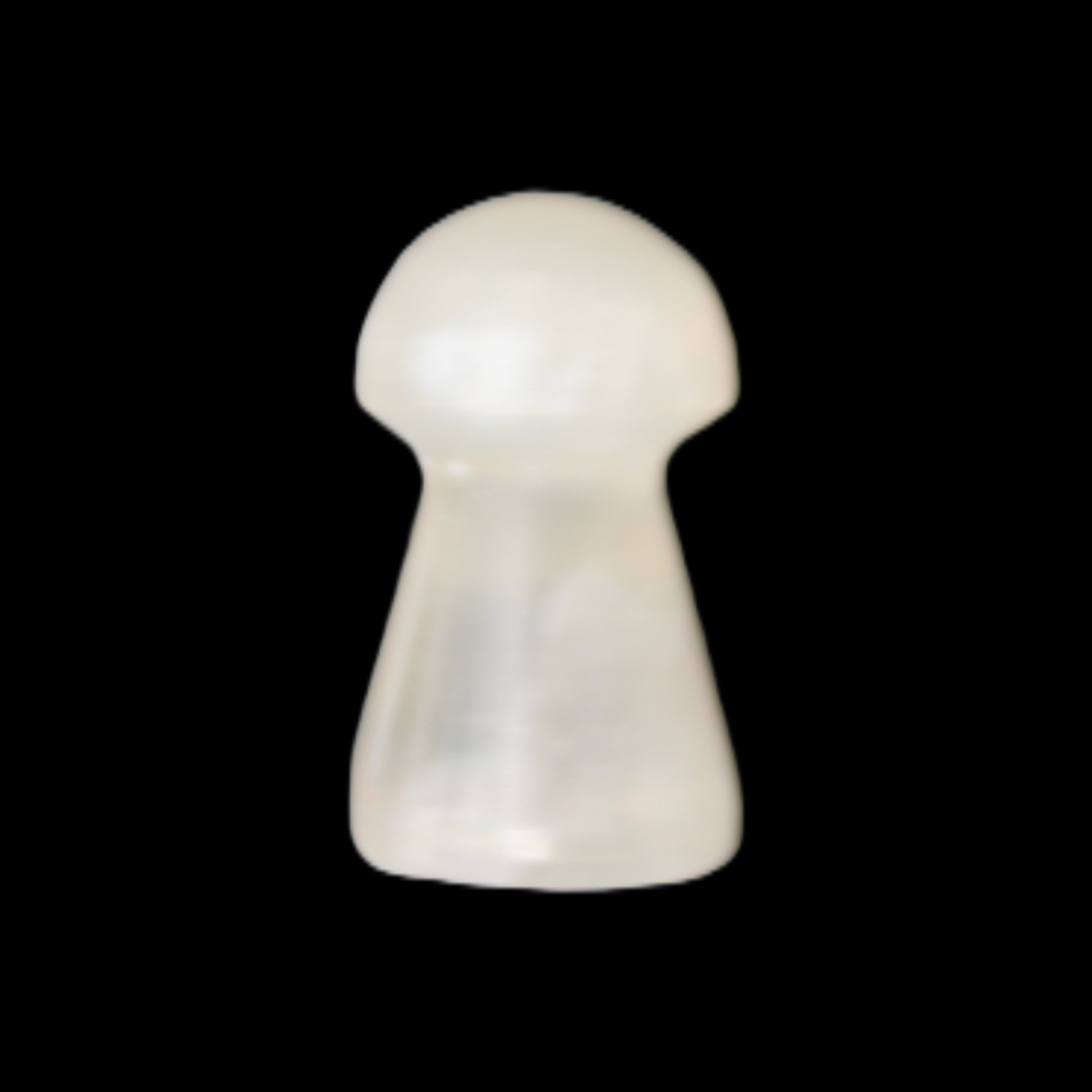 Clear Yellow Calcite mushroom 26-31mm 10-11g in sunlight - Rocks and Things Store