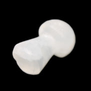 Clear Yellow Calcite mushroom 26-31mm 10-11g in sunlight - Rocks and Things Store