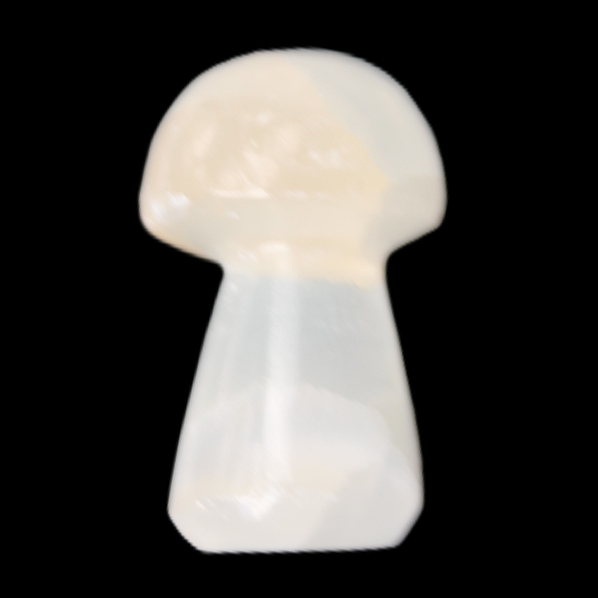 Clear Yellow Calcite mushroom 26-31mm 10-11g in sunlight - Rocks and Things Store