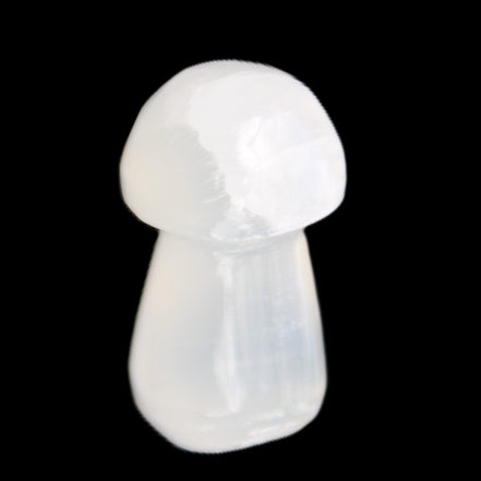Clear Yellow Calcite mushroom 26-31mm 10-11g in sunlight - Rocks and Things Store