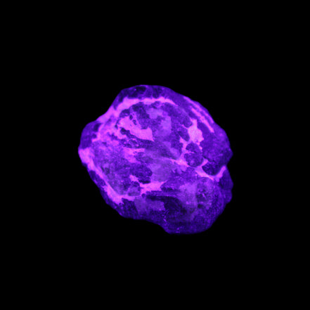 Green Garnet from Pakistan 22*18*11mm crystal 11.6g in UV light - Rocks and Things Store