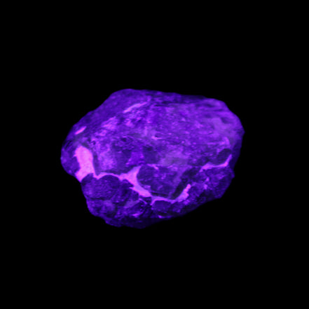 Green Garnet from Pakistan 22*18*11mm crystal 11.6g in UV light - Rocks and Things Store